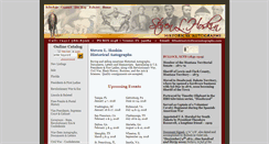 Desktop Screenshot of civilwarautographs.com